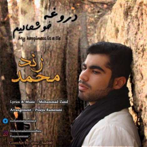 آهنگ جدید محمد زند به نام دروغه خوشحالیم